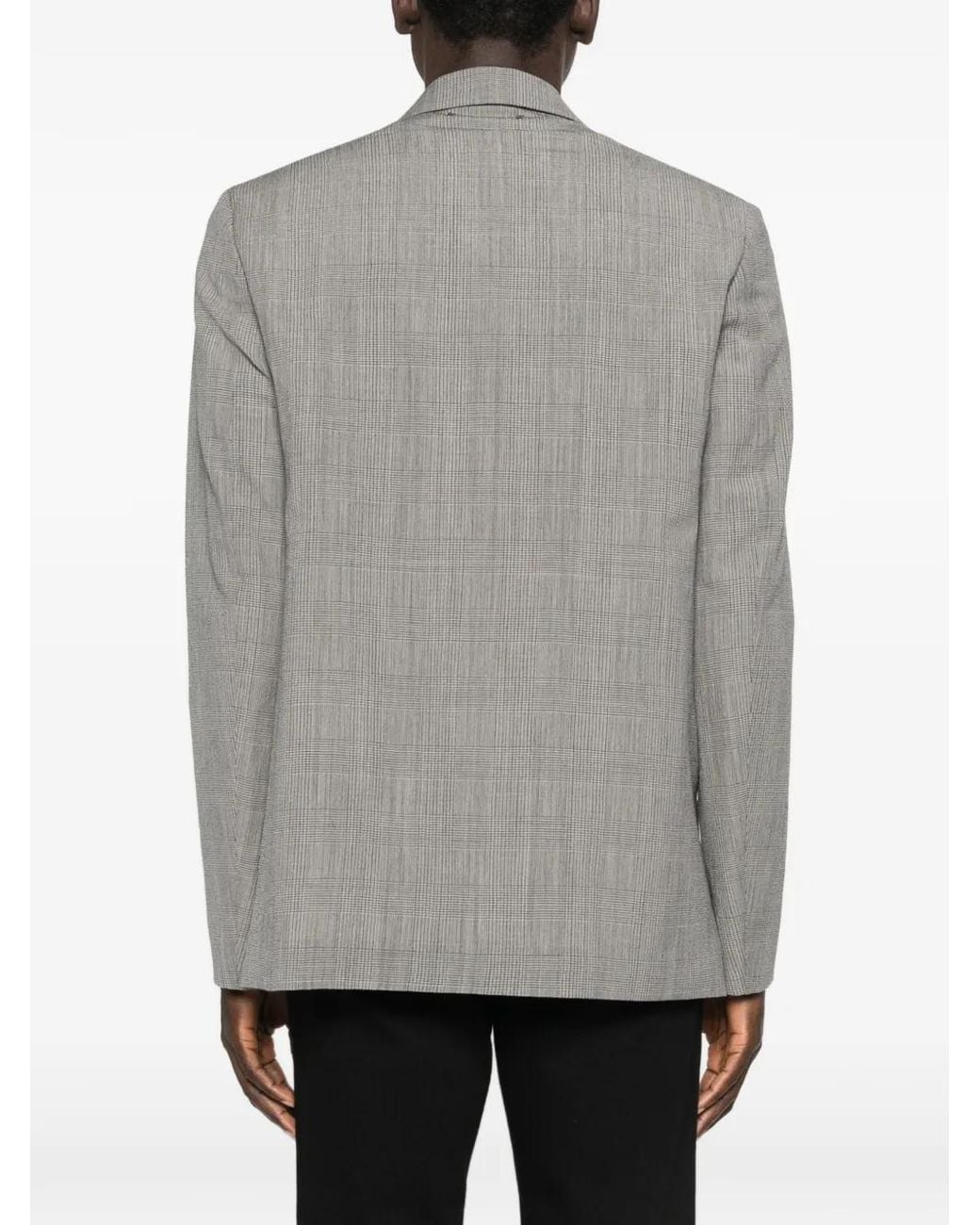 Golden Goose Deluxe Brand Gray Notched-Lapel Blazer for men