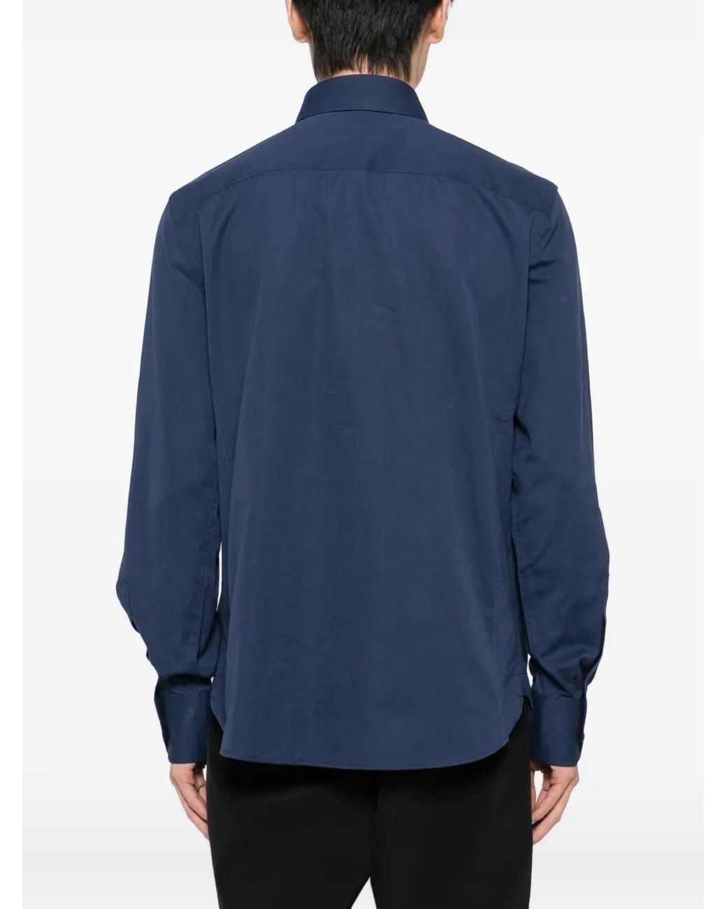 Tom Ford Legershirt in het Blue voor heren