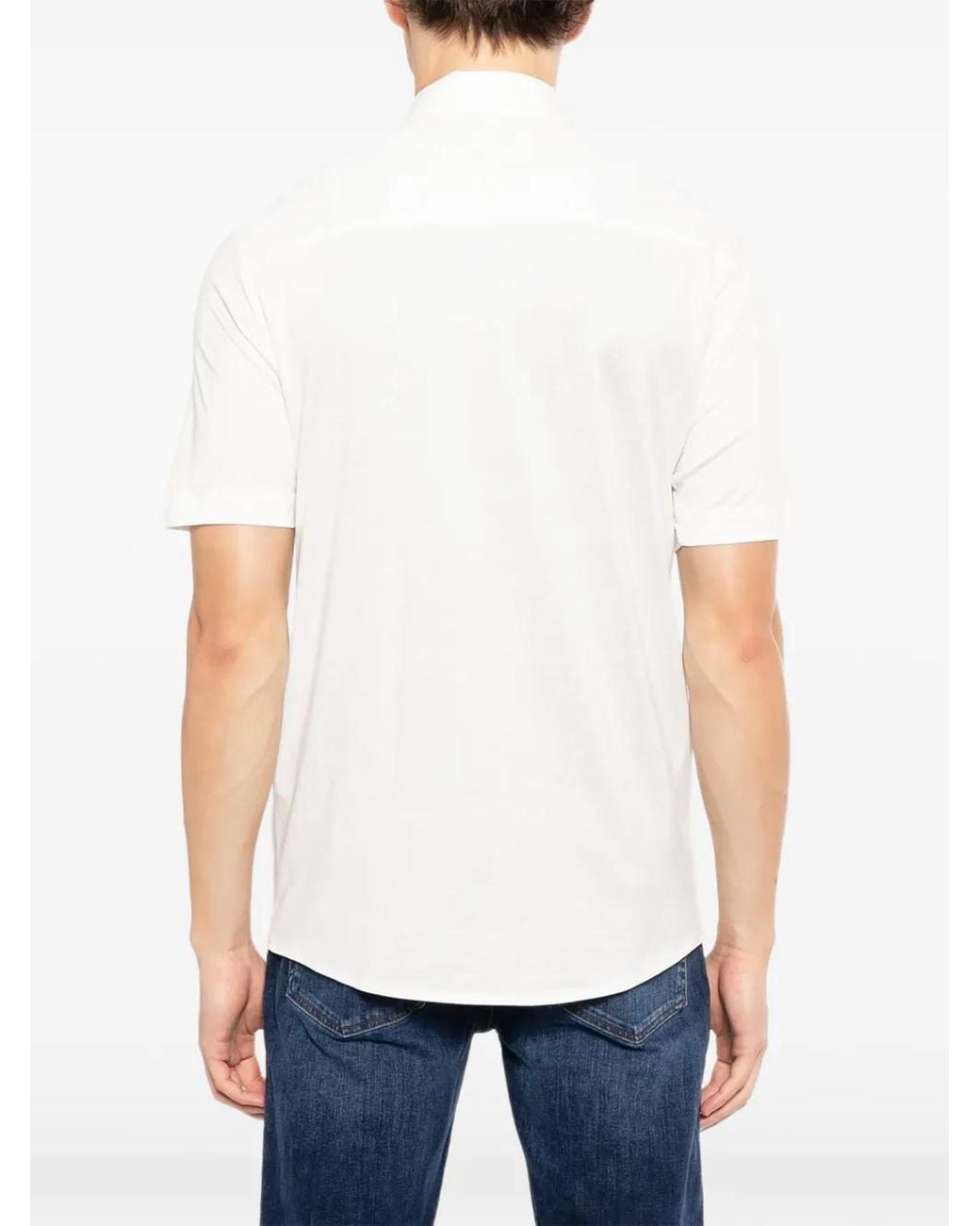 Emporio Armani White Cotton Shirt for men