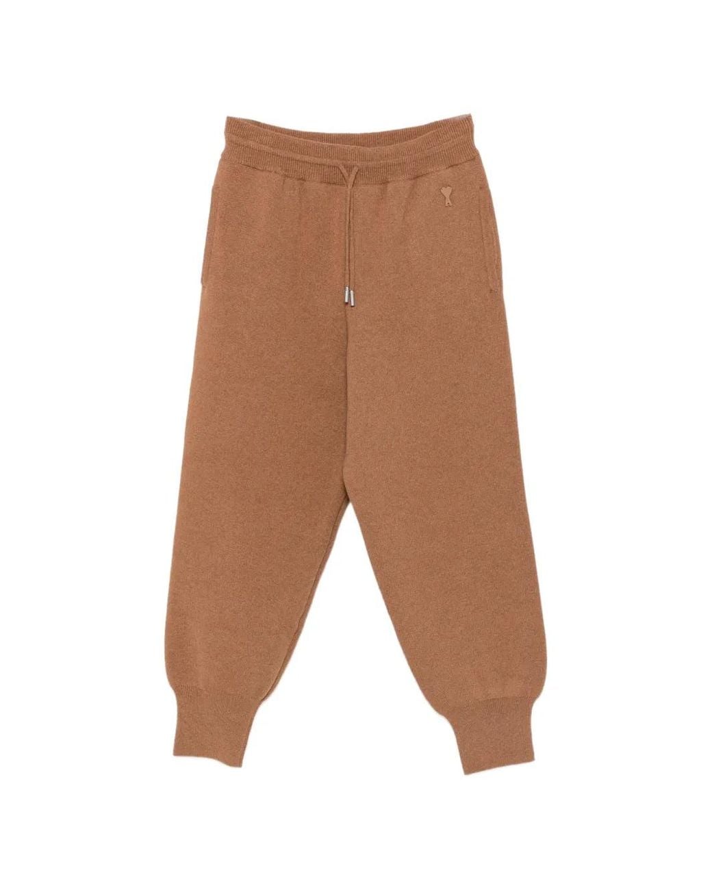 AMI White Ami De Coeur Drawstring Trousers