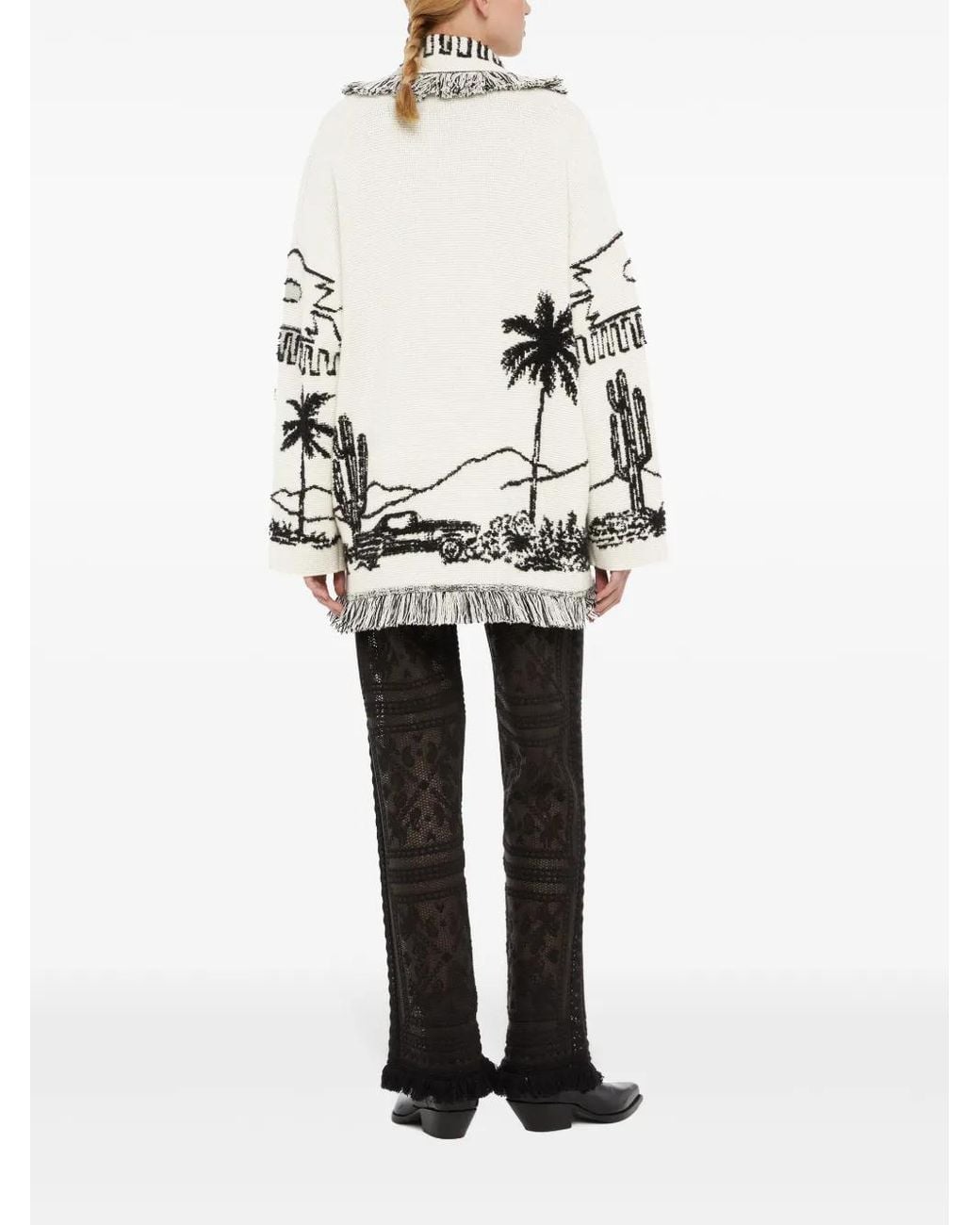 Alanui Gray Cardigan