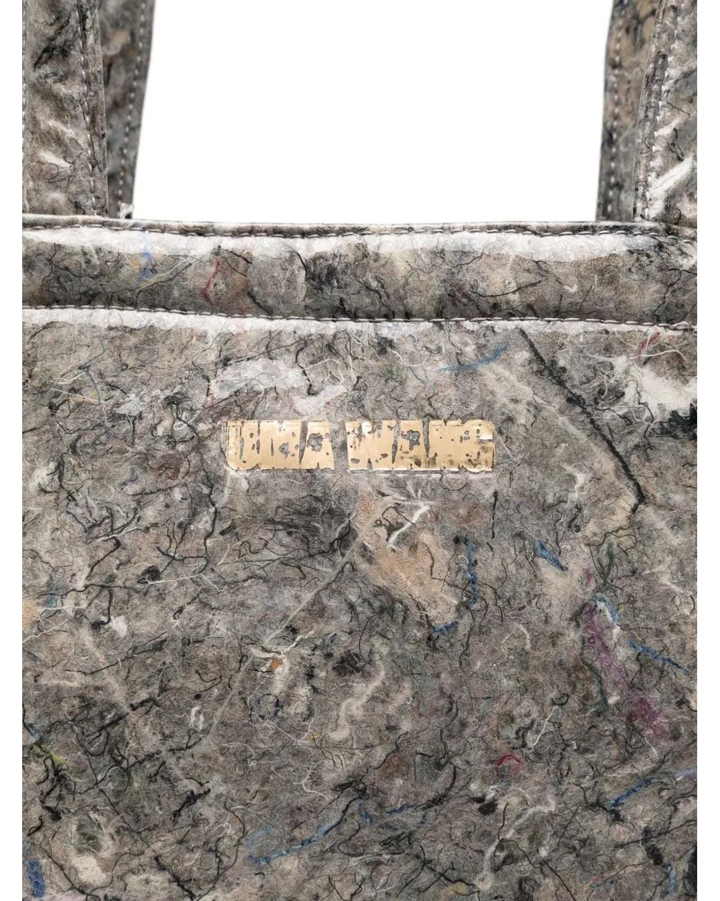 Uma Wang Gray Felted-Texture Tote Bag