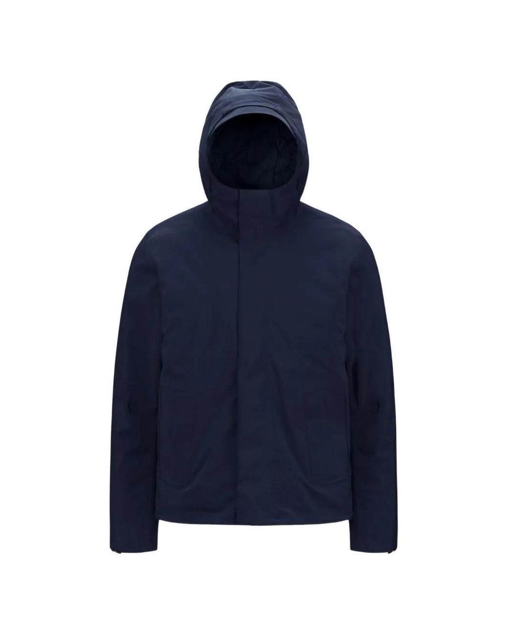 K-Way Blue Hooded Zip-Up Jacket for men