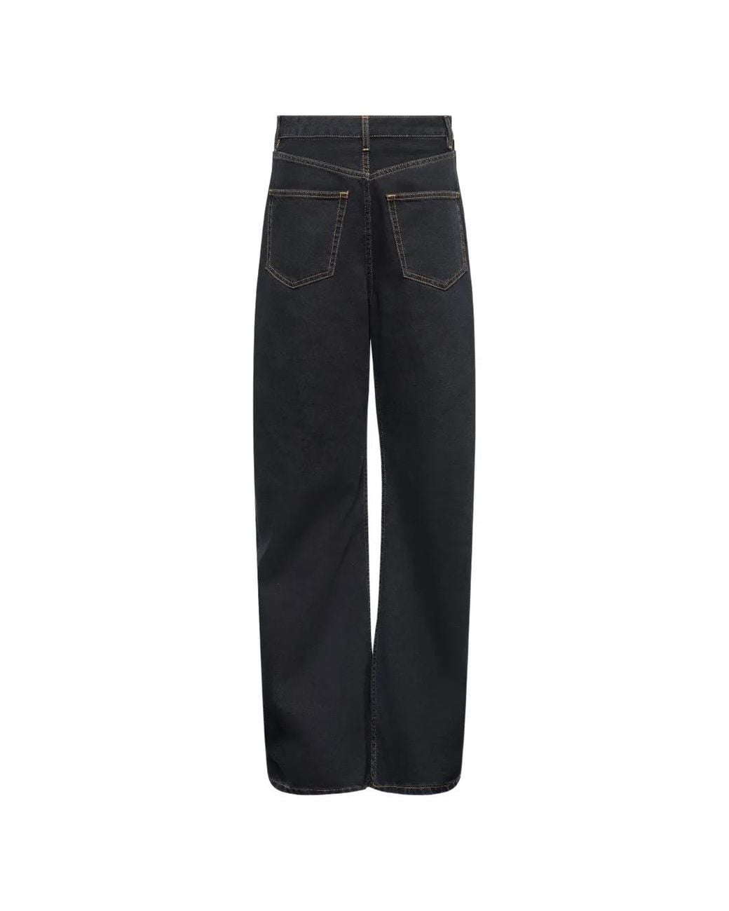 MM6 by Maison Margiela Blue Jean Ample Dos À L'Avant
