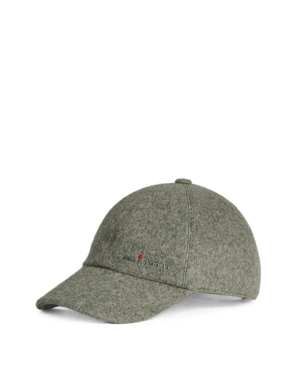 Kiton Green Logo-Embroidered Baseball Cap for men