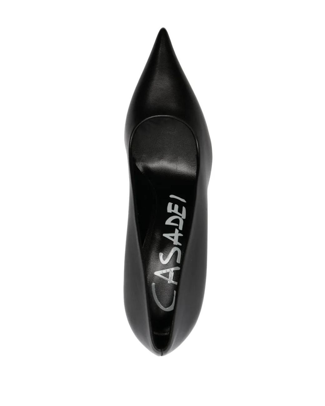 Casadei Black Elodie 85Mm Sculpted Pumps