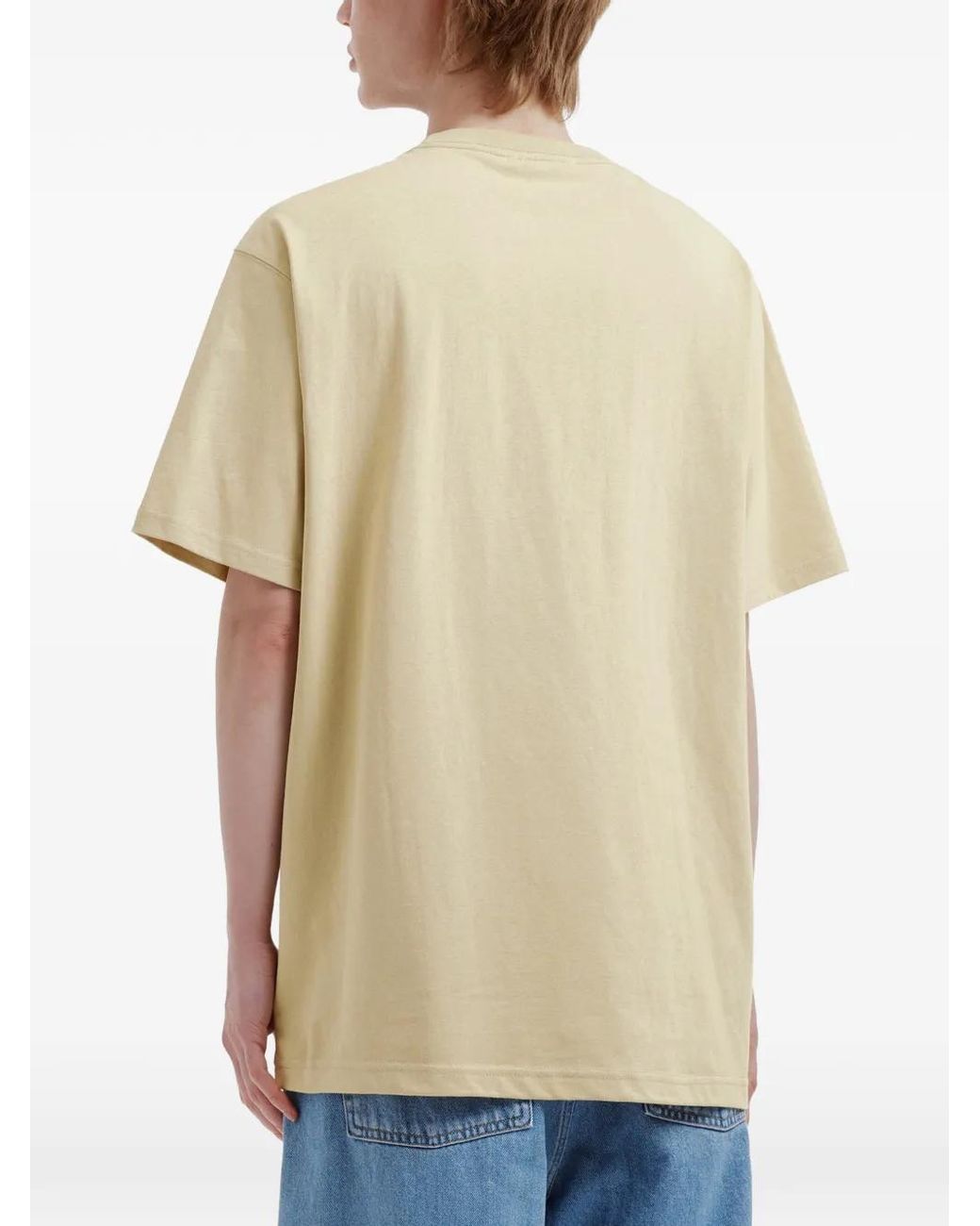 Chocoolate Natural Graphic-Print T-Shirt for men
