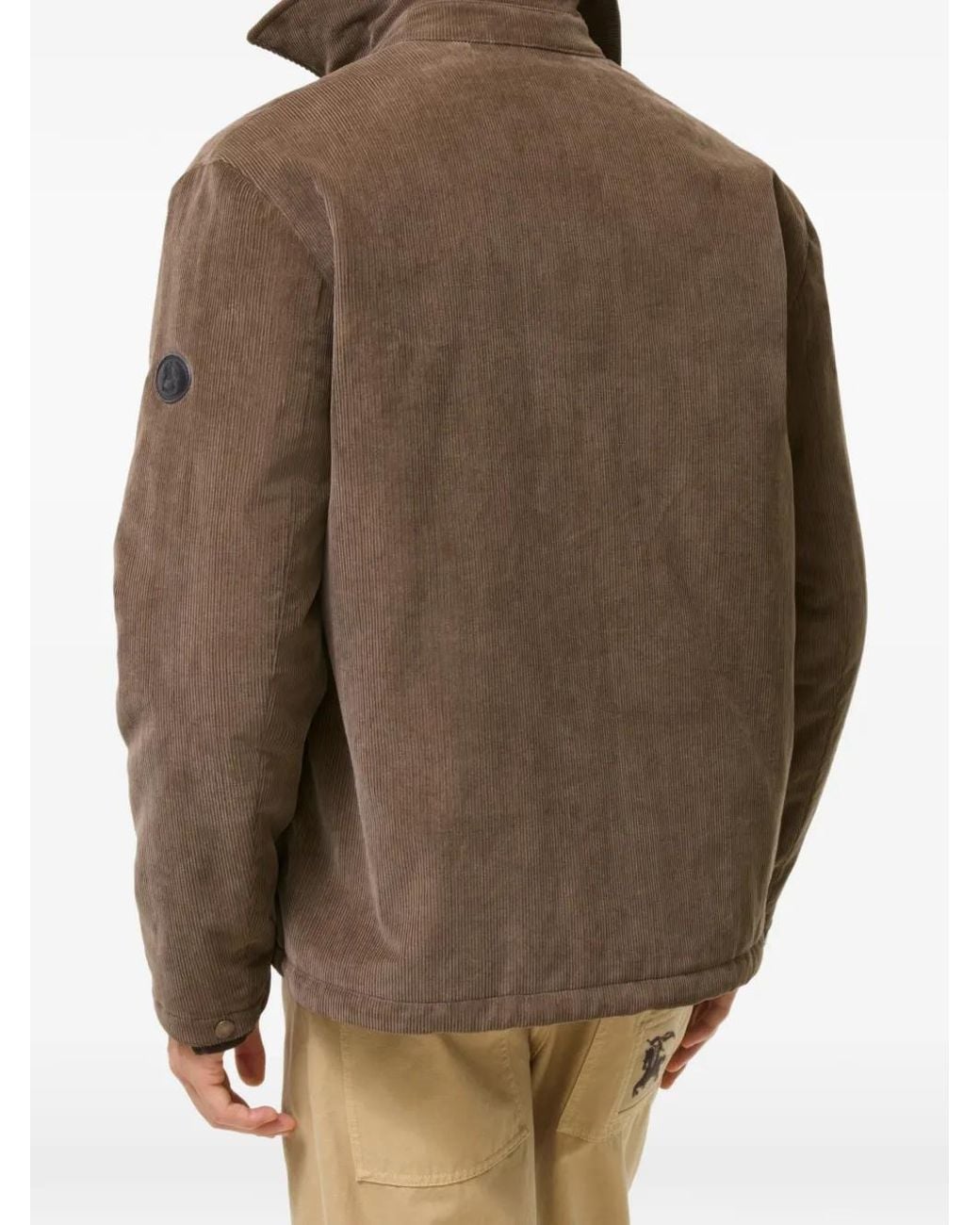 Burberry Brown Dalewood Corduroy Jacket Shirt for men