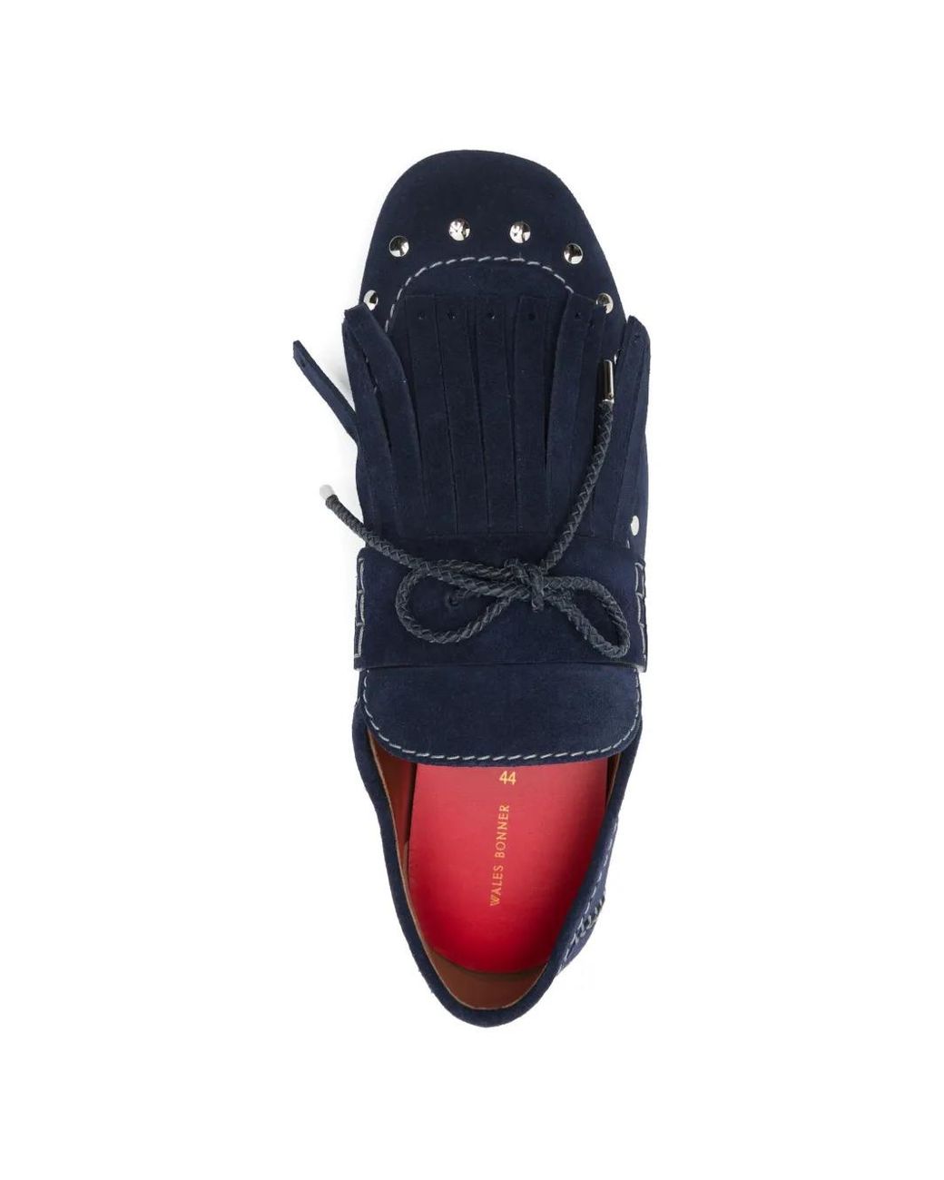 Wales Bonner Blue Mocassins Montego À Glands for men