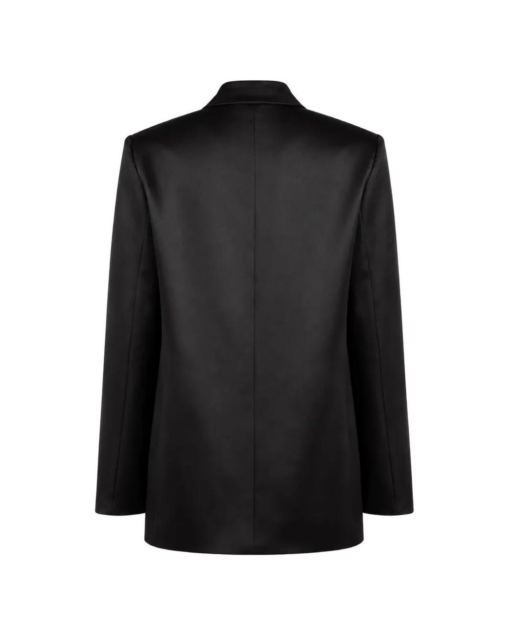 The Sei Black Oversized Silk Blazer