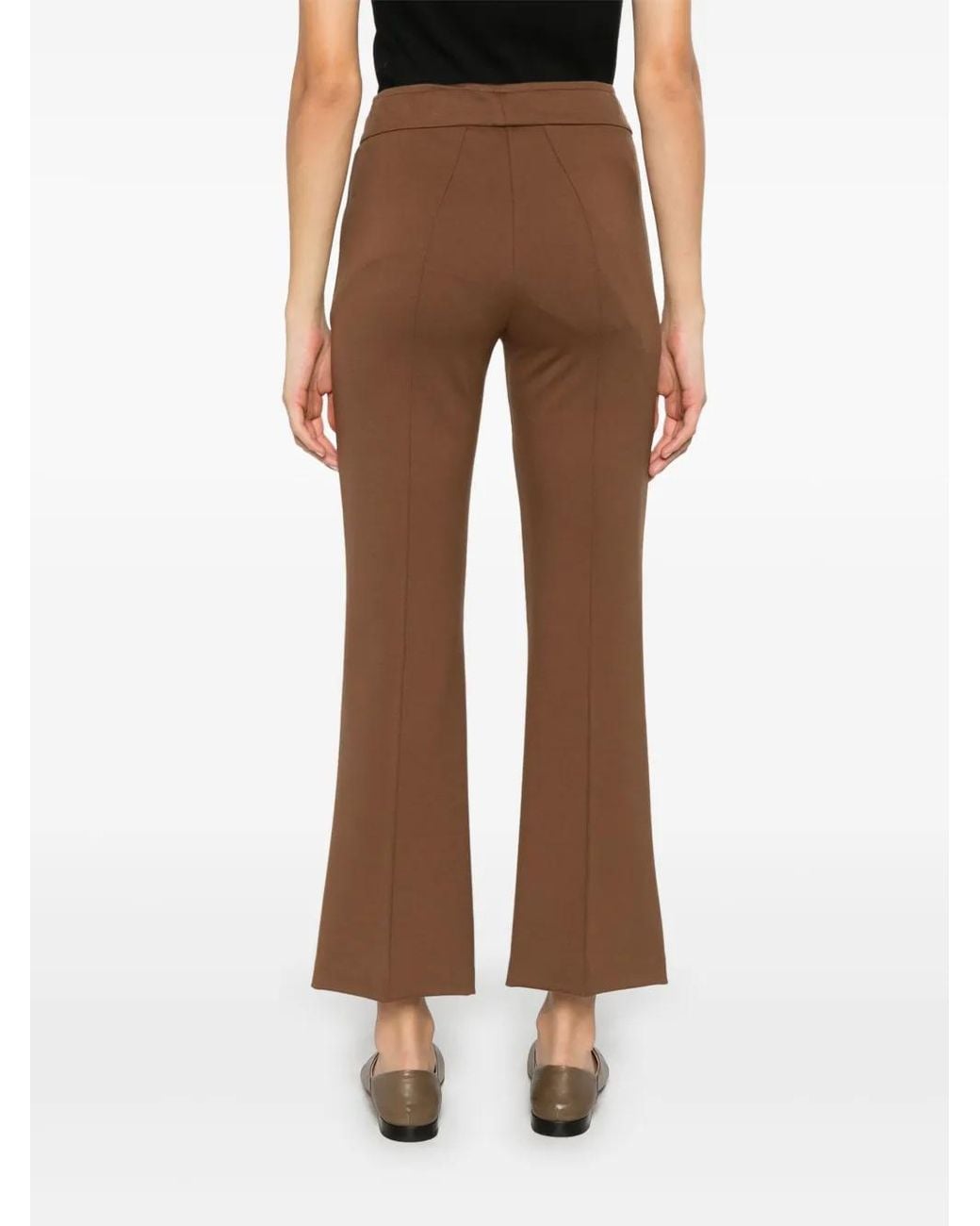 Blanca Vita Brown Flared Trousers
