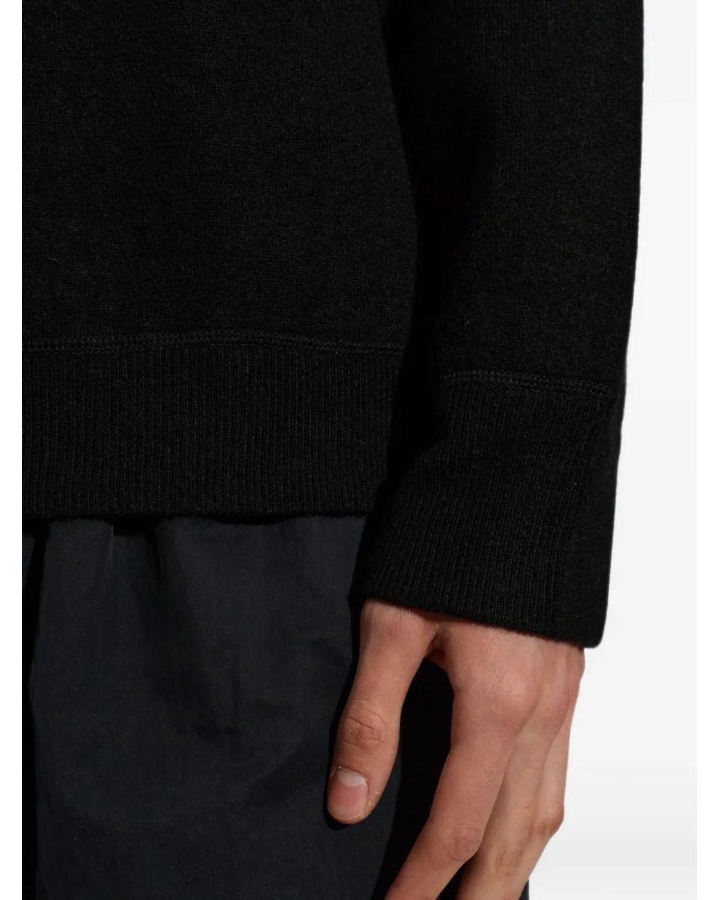 Studio Nicholson Black Moray Crew-Neck Sweater