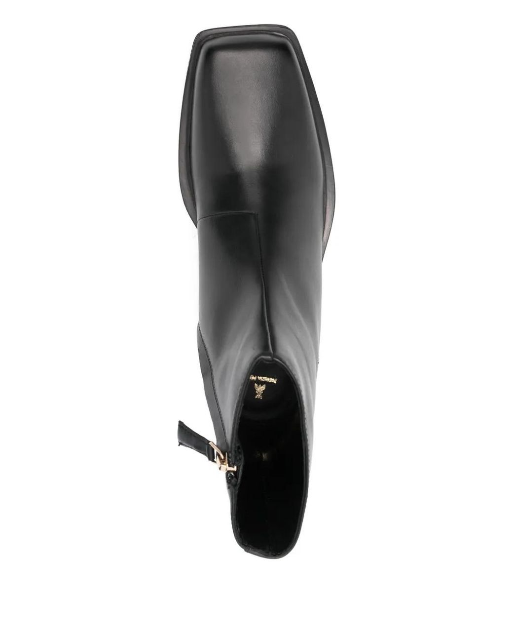 Patrizia Pepe Black Leather Ankle Boots