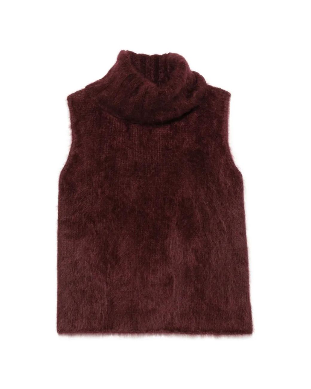 Bompard Purple Haut À Design Sans Manches