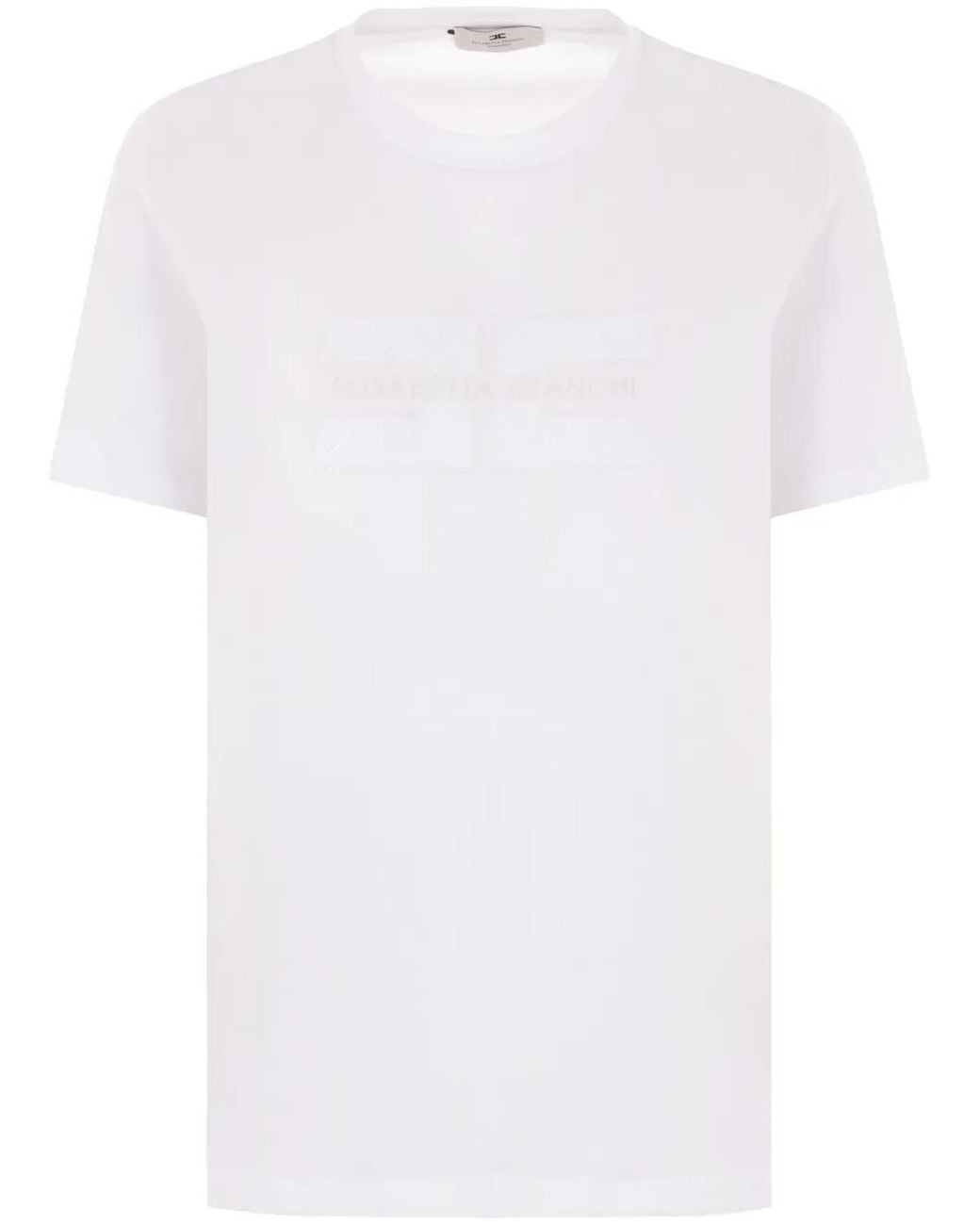 Elisabetta Franchi White T-Shirt Clothing