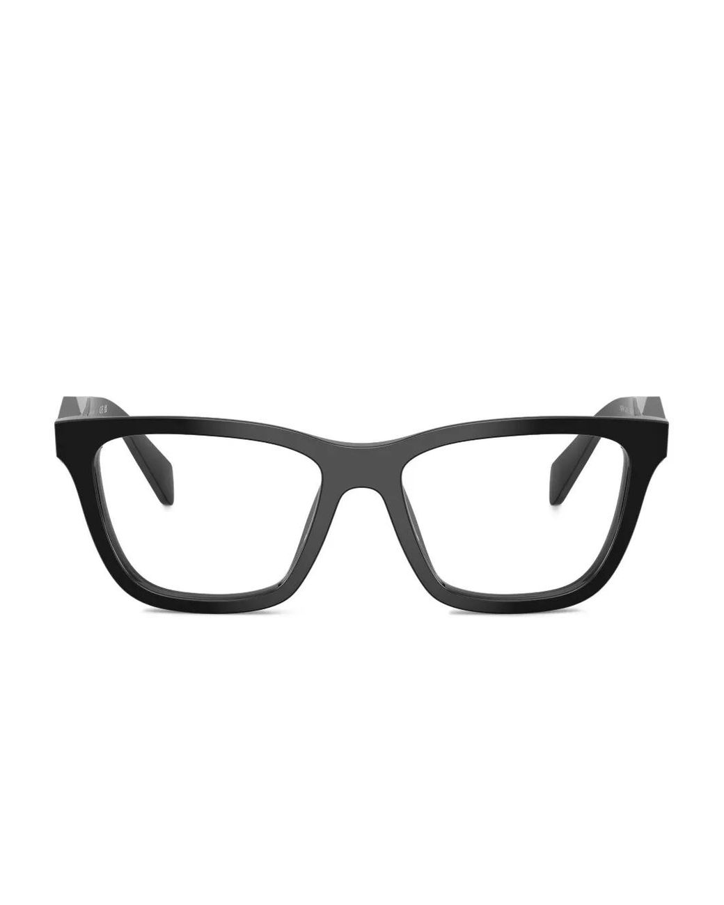Prada Black Square-Frame Glasses