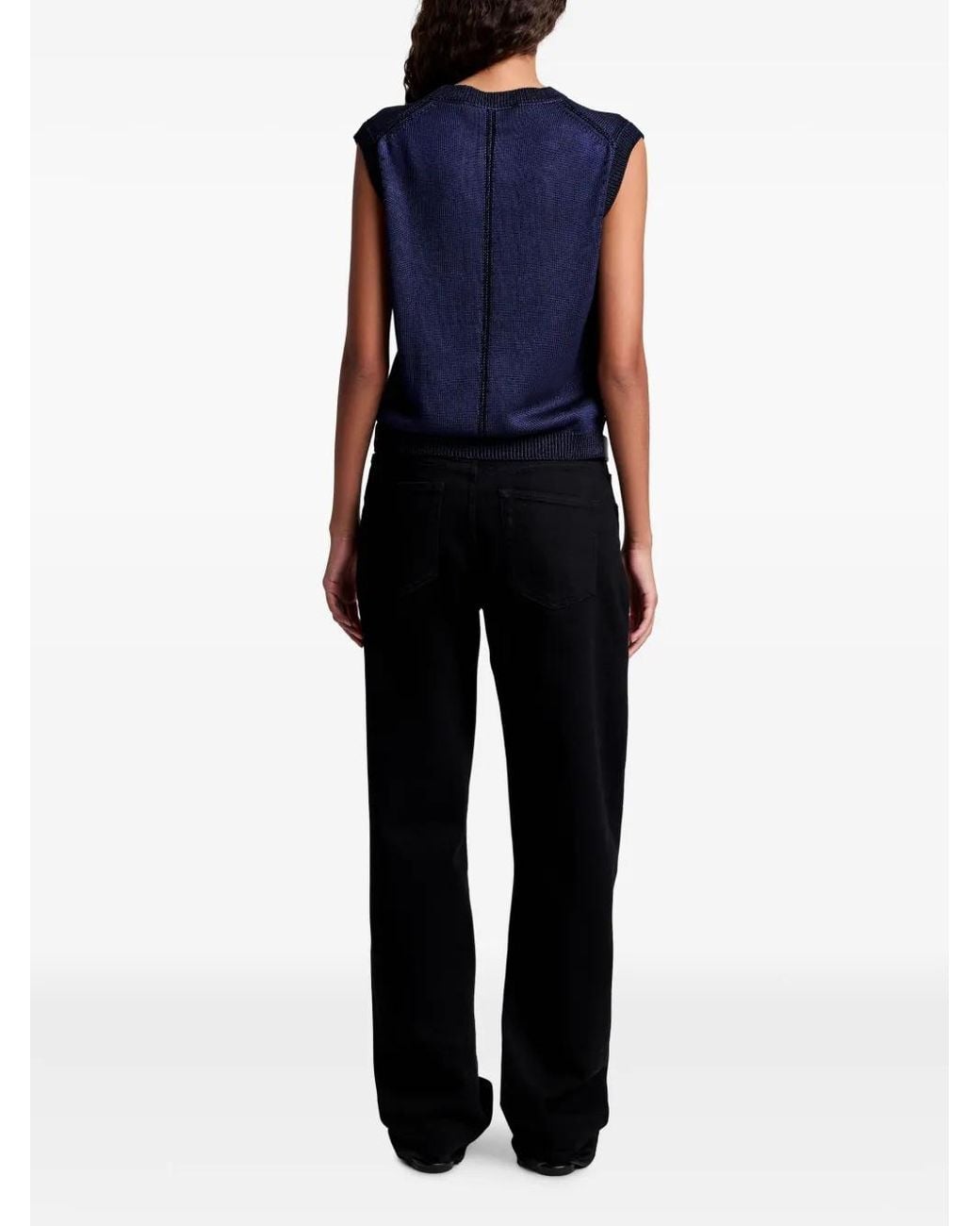 Proenza Schouler Blue Emily Top