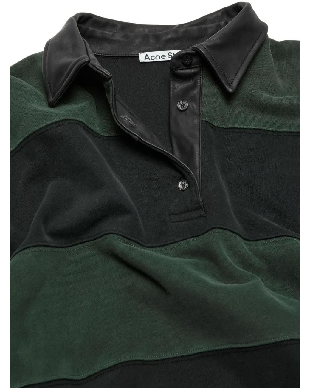 Polo A Rayas Acne de color Green