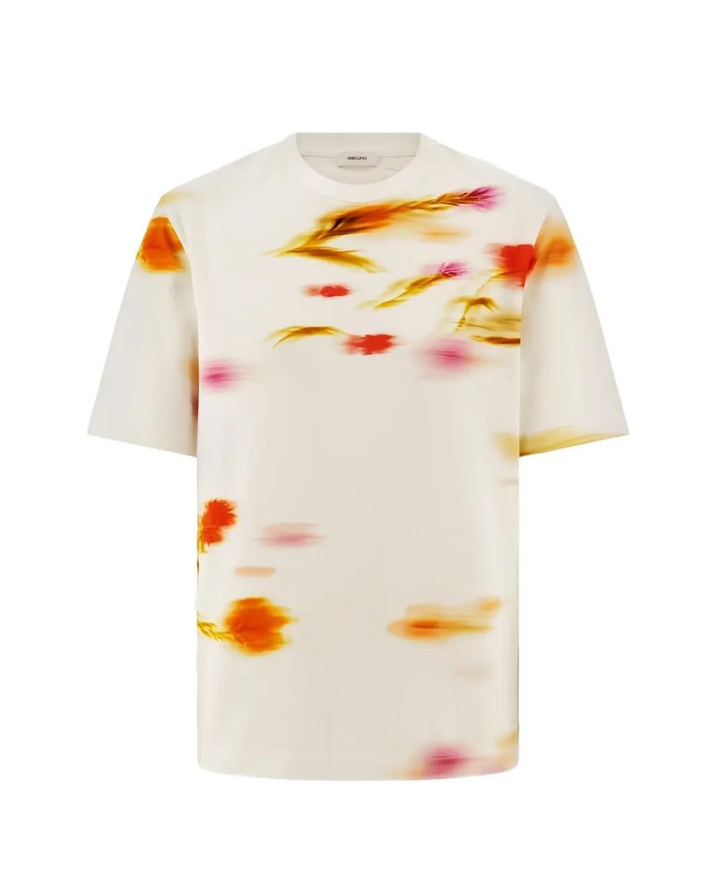 Ferragamo Pink Floral-Print T-Shirt