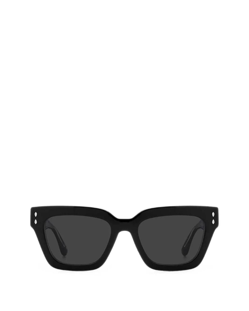 Isabel Marant Black Square-Frame Sunglasses