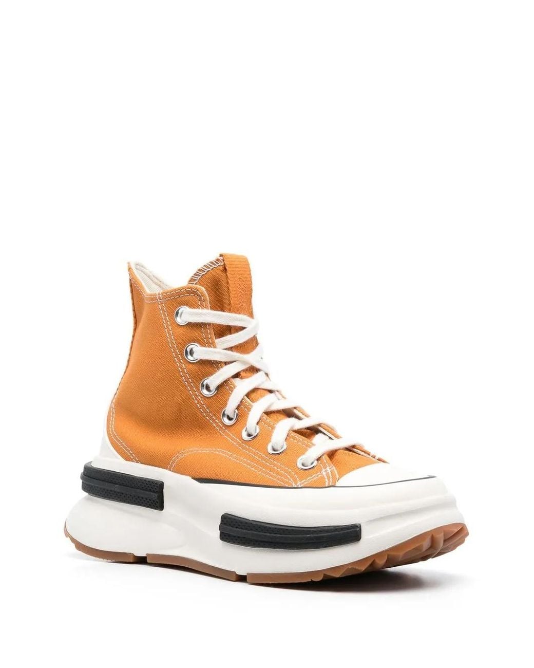 Converse Brown Run Star Platform Low-Top Sneakers