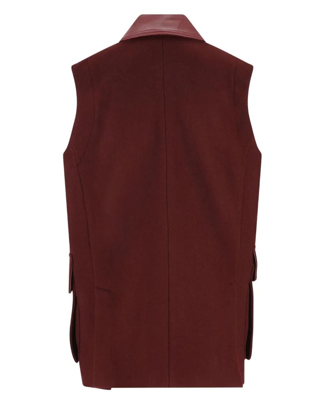 Max Mara Purple Pocket Collared Coat
