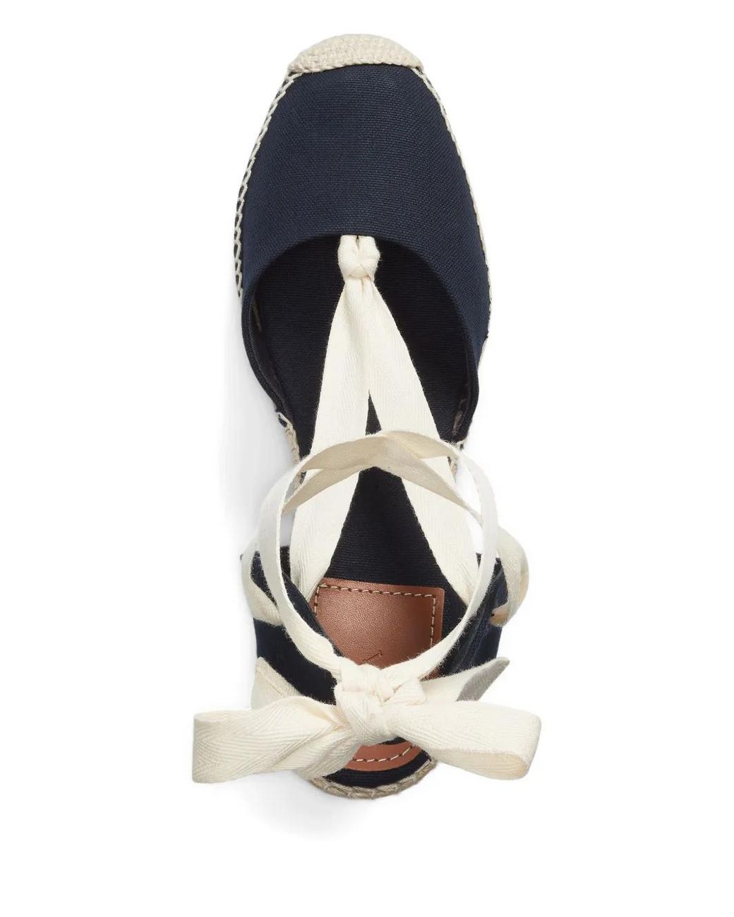 Polo Ralph Lauren Blue Wedge Espadrilles