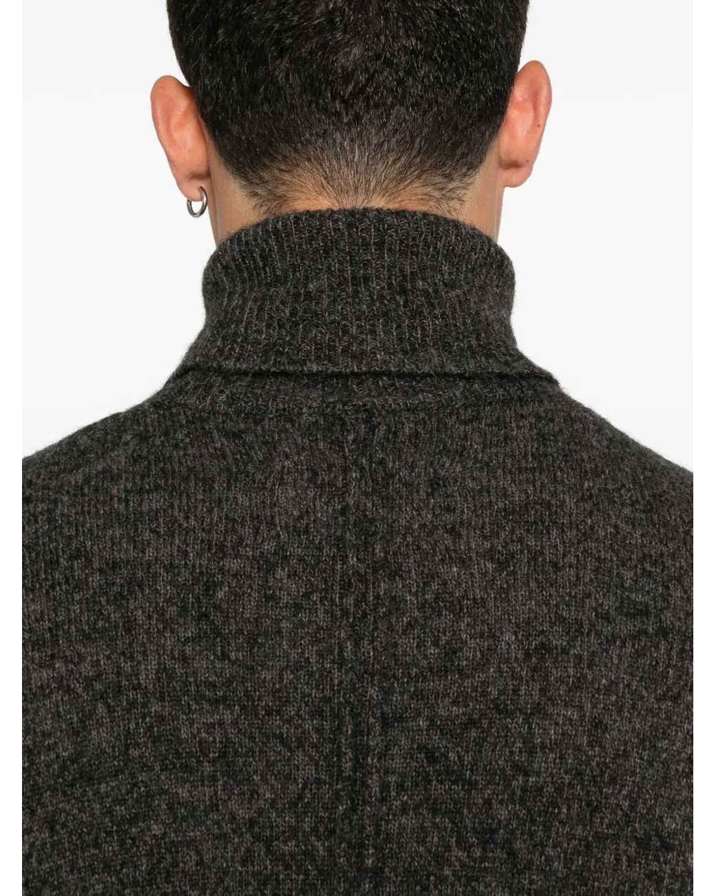stein Black Roll-Neck Sweater