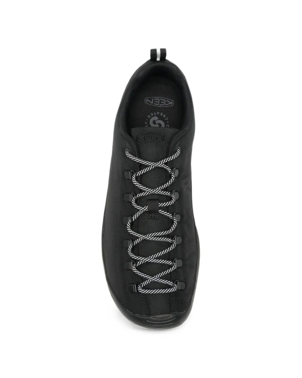 Keen Black Jasper Se2 Lace-Up Panelled Sneakers for men