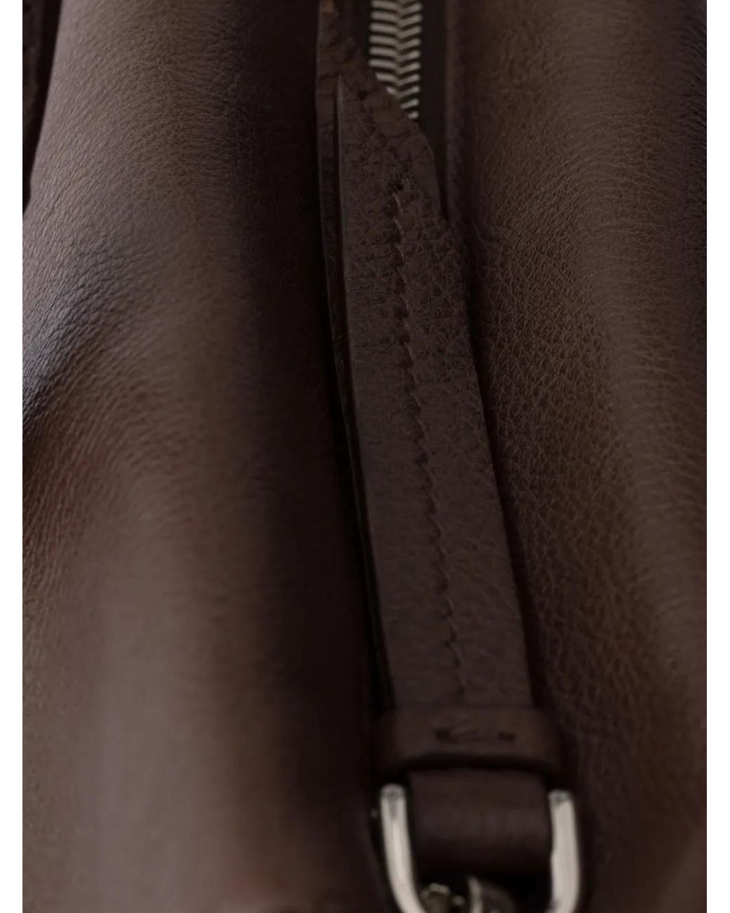 Prada Brown Bonnie Medium Antiqued Leather Tote Bag
