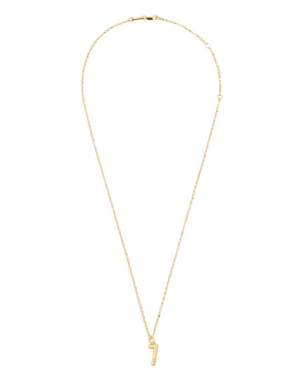 Collana Con Pendente di AMI in White