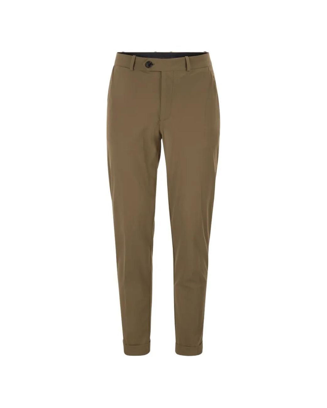 Rrd Natural Cuffed-Hem Trousers for men