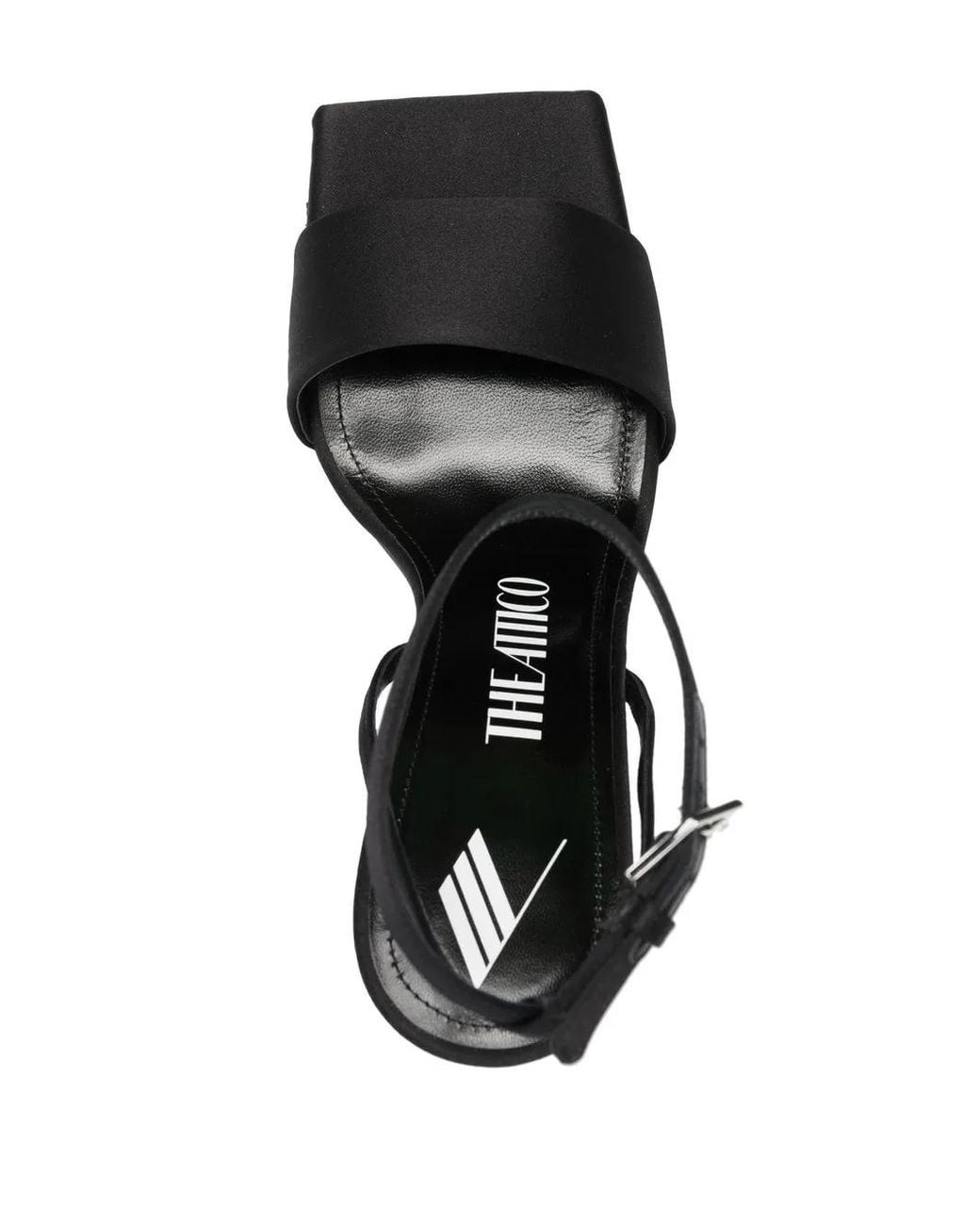 The Attico Black Open-toe Sandals