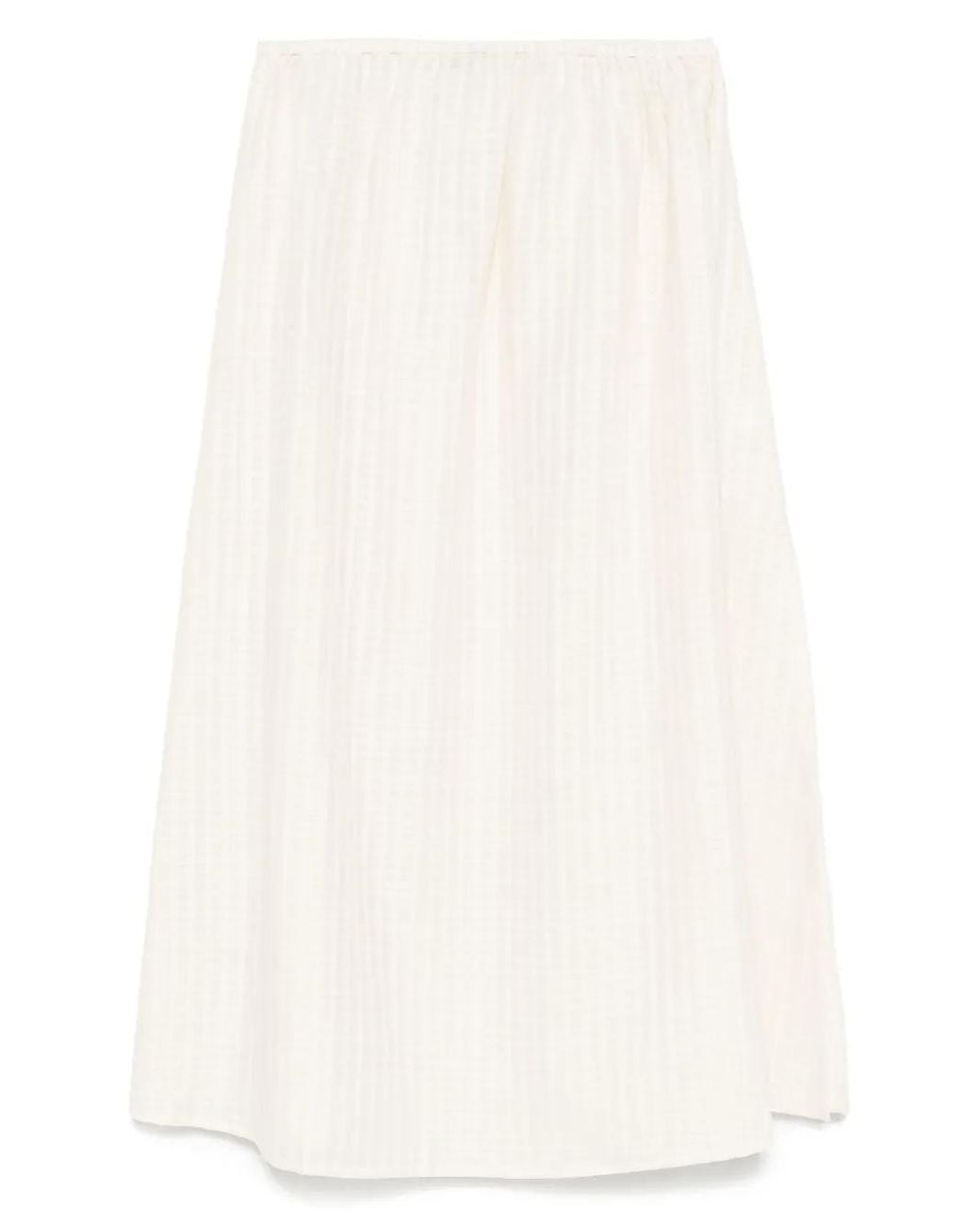 Asceno White Rafaela Maxi Skirt