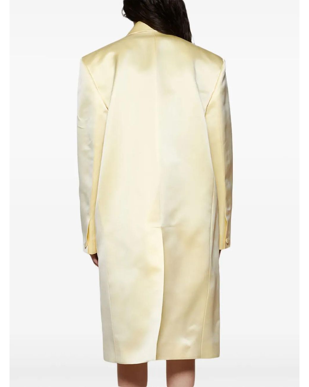 Givenchy Natural Silk-Satin Coat