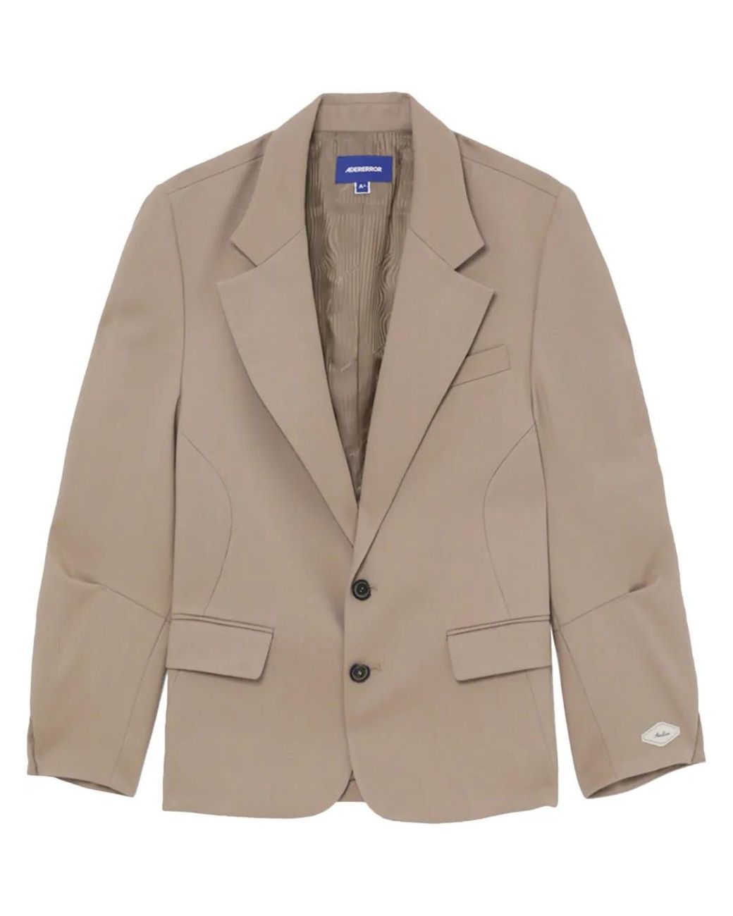 Adererror Brown Long-Sleeved Wool Blazer
