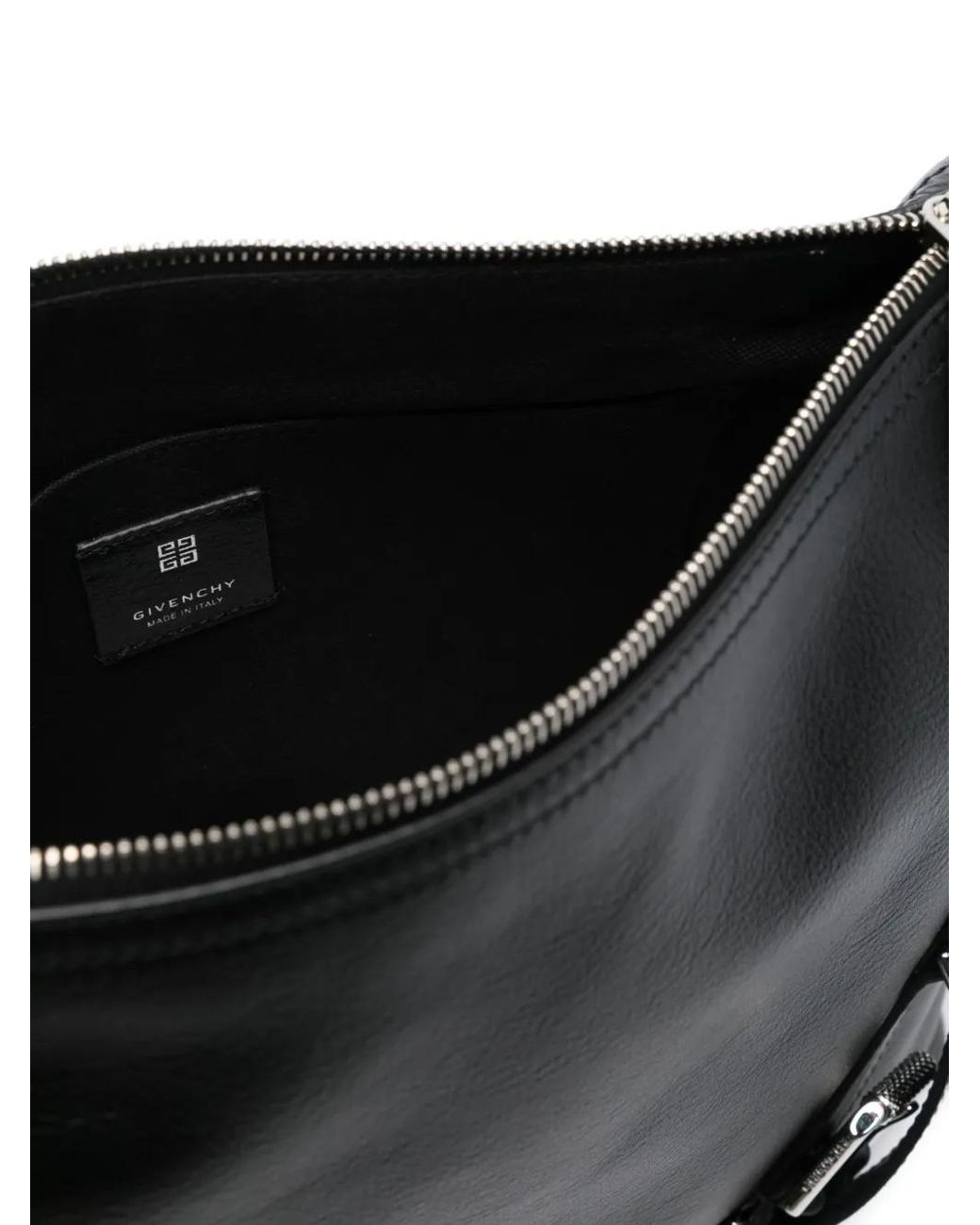 Givenchy Black Voyou Leather Crossbody Bag for men