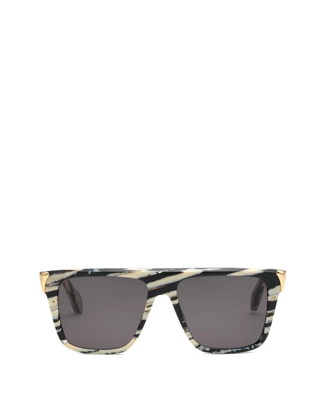 Roberto Cavalli Gray Lunettes De Soleil À Monture Carrée