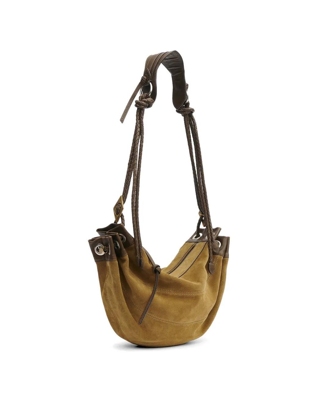 Isabel Marant Metallic Maia Medium Leather Shoulder Bag