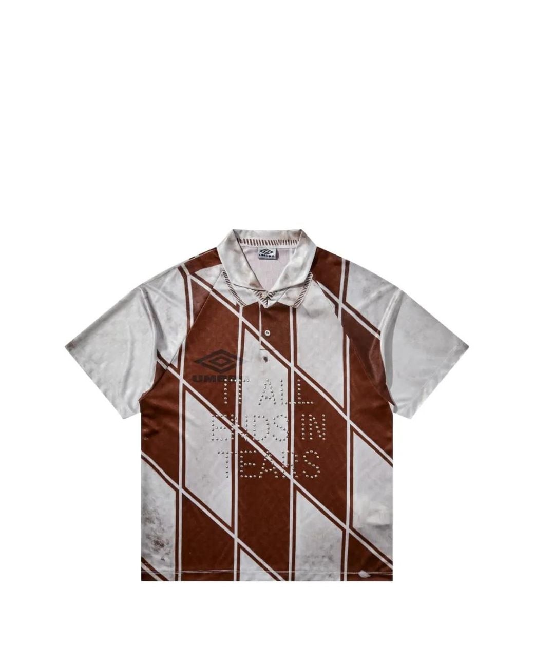 Umbro Brown X Slam Jam 90 92 Kit Polo Shirt