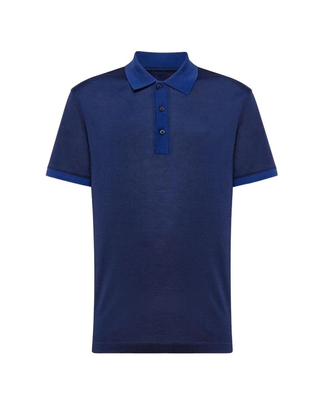 Polo Con Botones Billionaire de hombre de color Blue