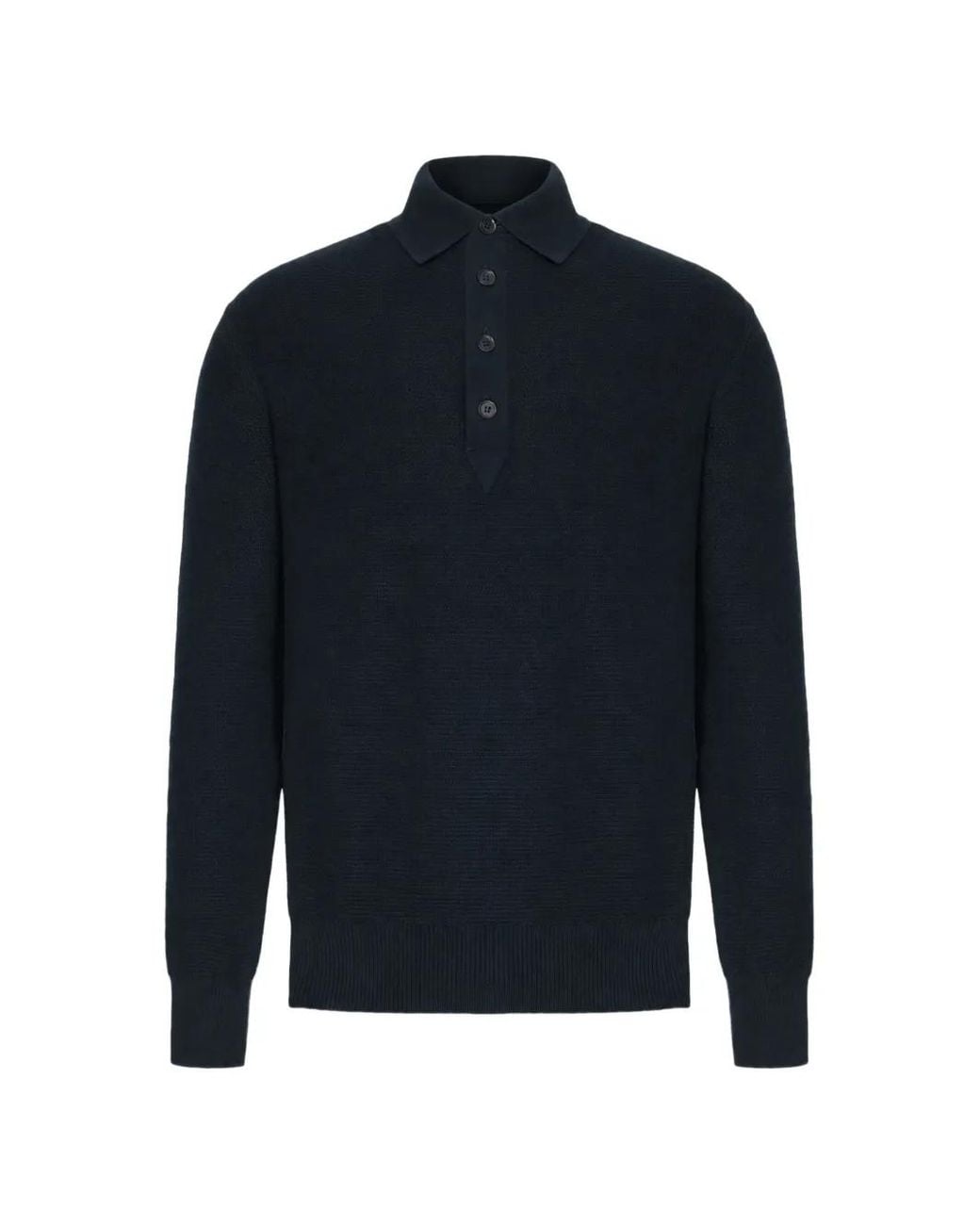 Zegna Blue Oasi Cashmere Polo Shirt for men