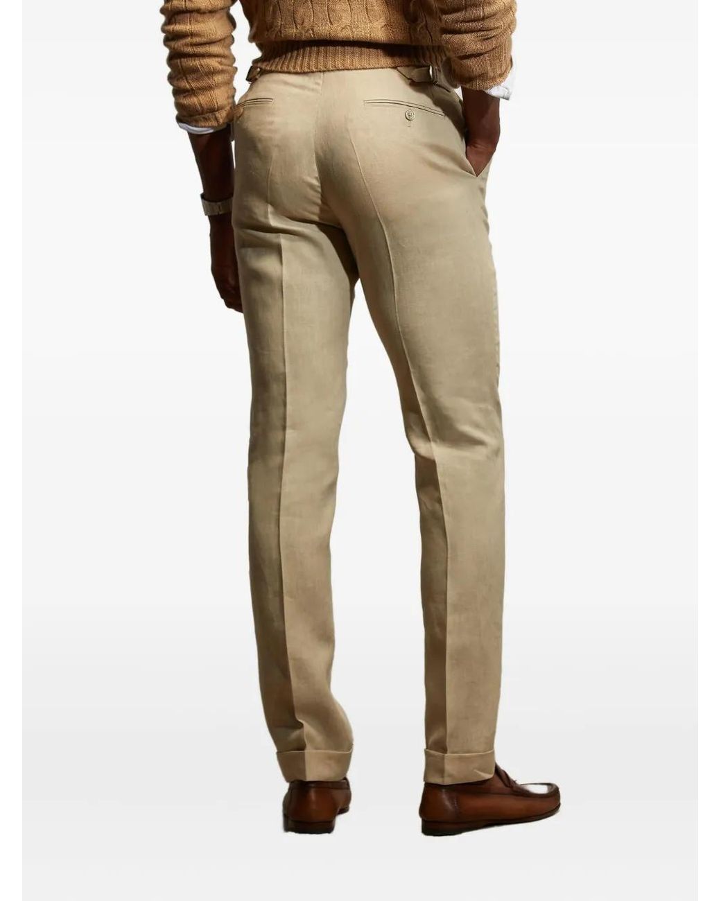 Ralph Lauren Natural Gregory Trousers for men