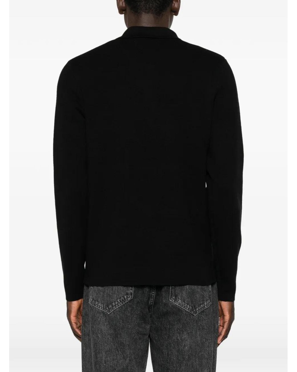 Samsøe & Samsøe Black Pull À Col Zippé for men