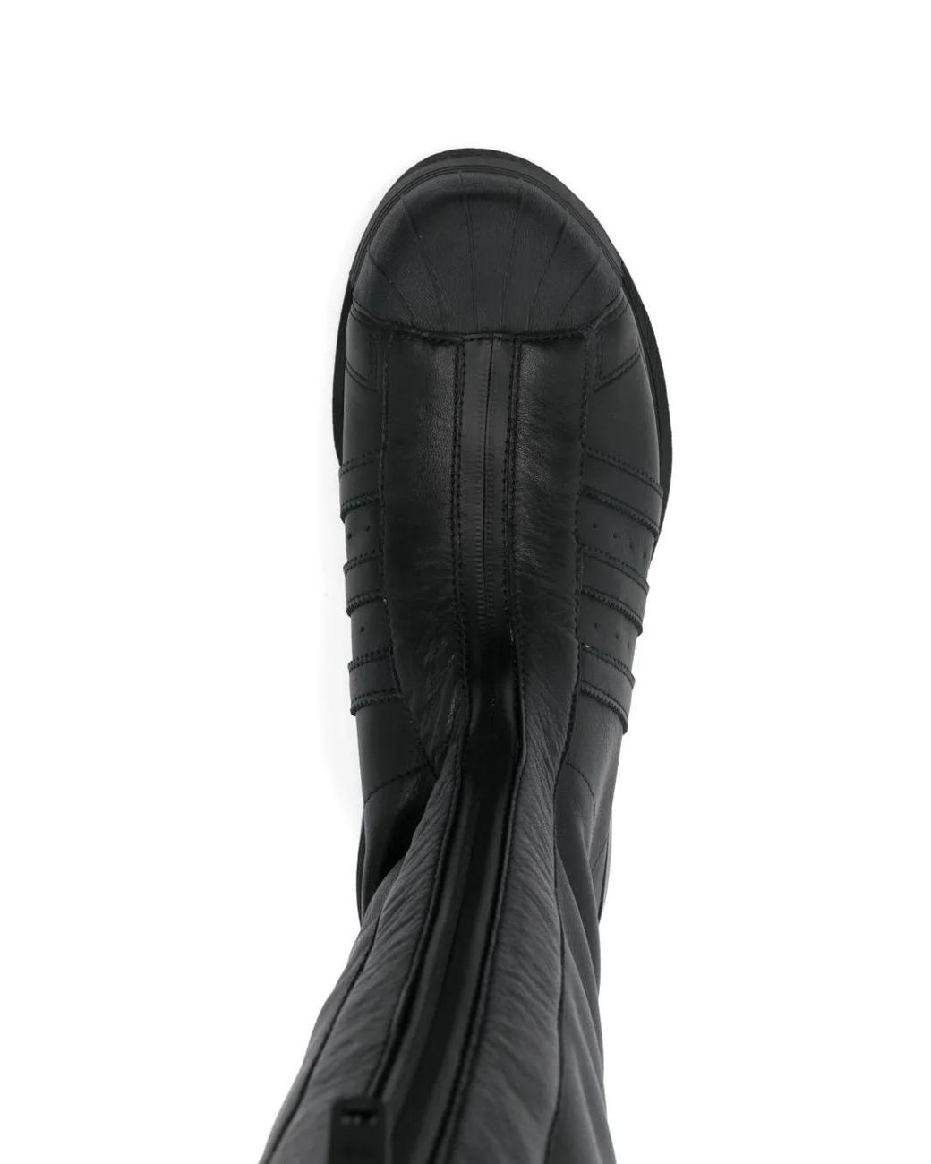 Y-3 Plateau-Stiefel Mit Reißverschluss in Black für Herren