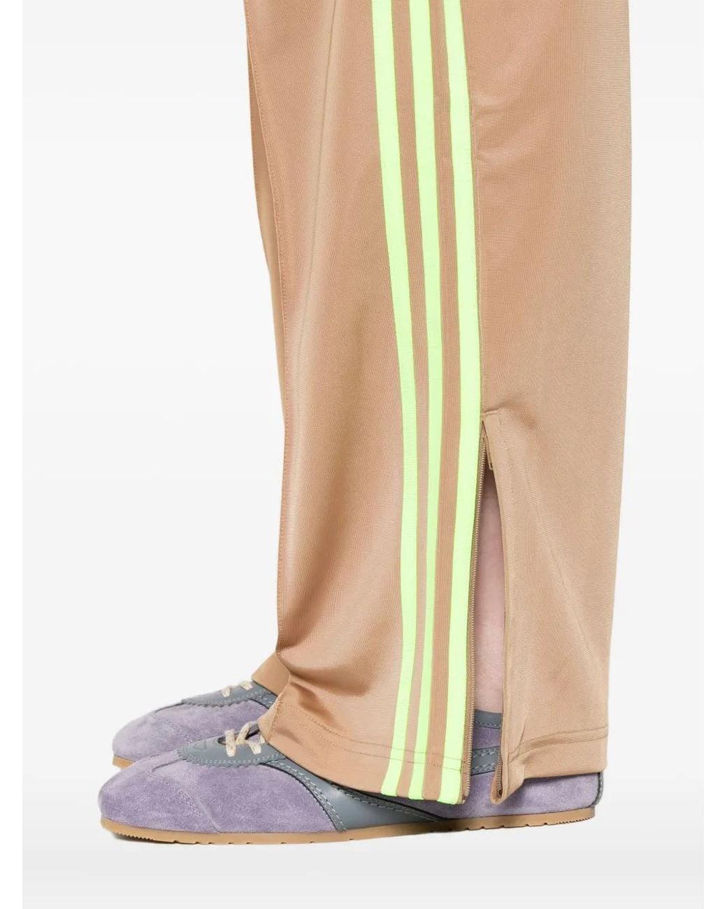 Adidas White Firebird Logo-Detail Trousers