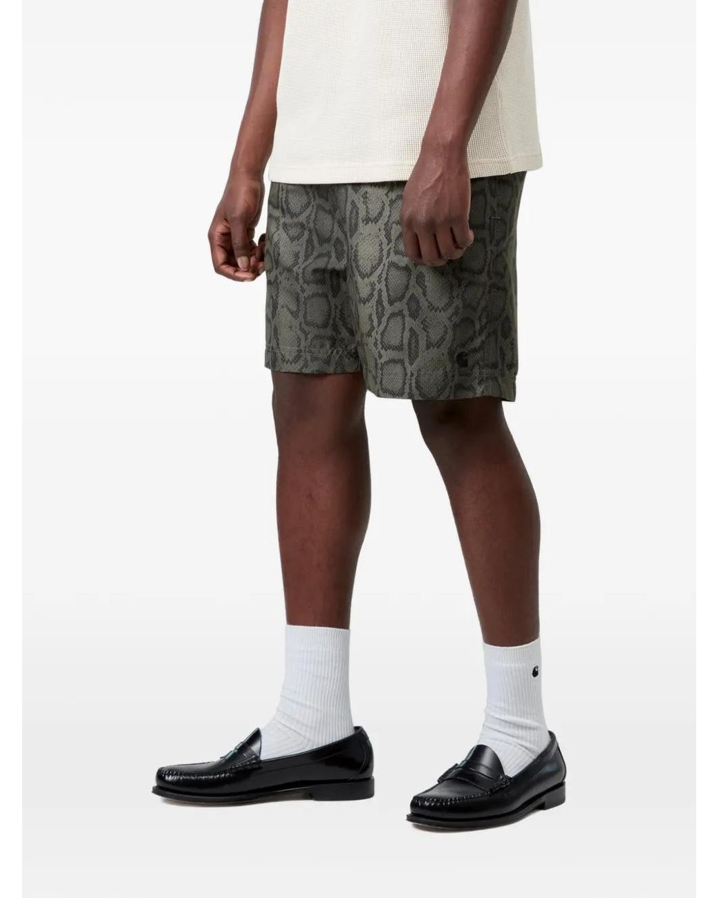 Carhartt Gray Slater Swim Trunks for men