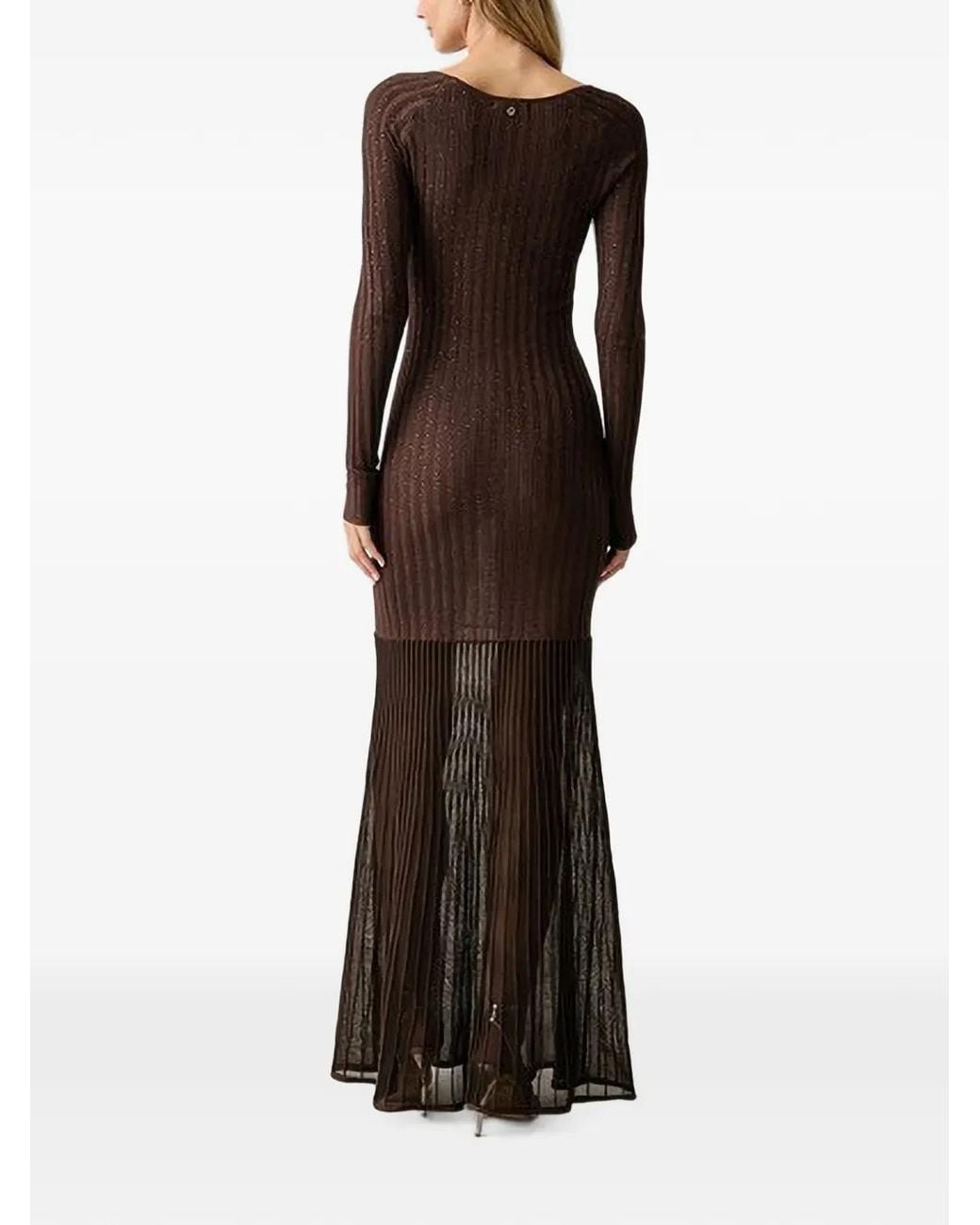 Guess Multicolor Perilla Rhinestone-Embellished Pleated-Skirt Maxi Dress