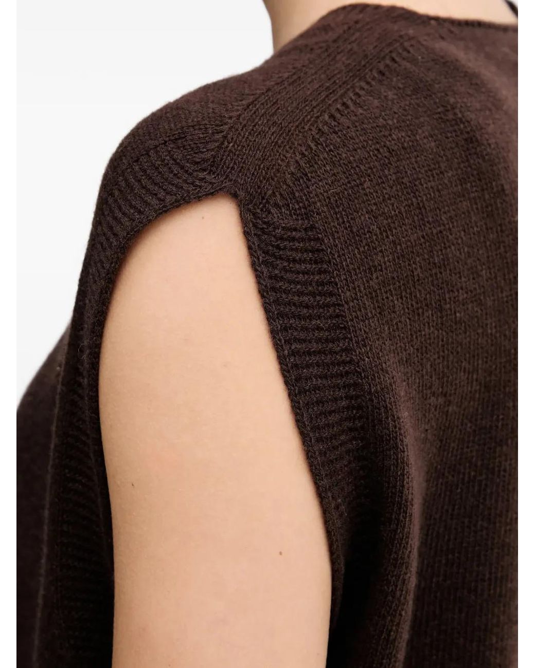Sandro Ferrone Black V-Neck Vest