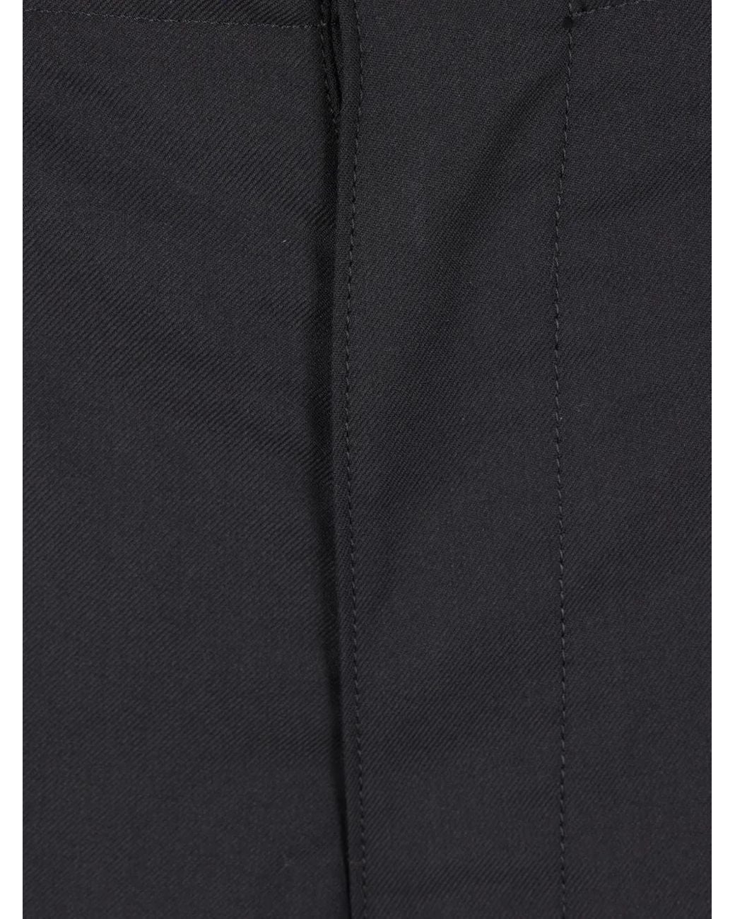 Junya Watanabe Blue Wool-Blend Cargo Pants